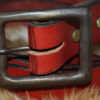 ceinture tan et boucle laiton
