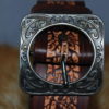 ceinture chocolat et motif arbre