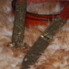 ceinture boucle en bronze havane