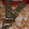 ceinture boucle en bronze havane