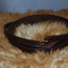 ceinture boucle en bronze chocolat