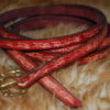 ceinture boucle en bronze havane