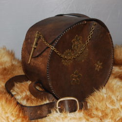 sac a main rond vintage