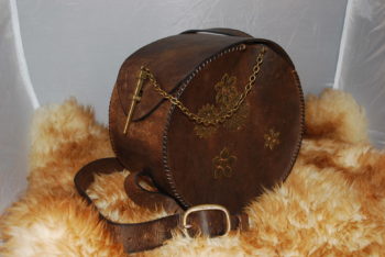 sac a main rond vintage